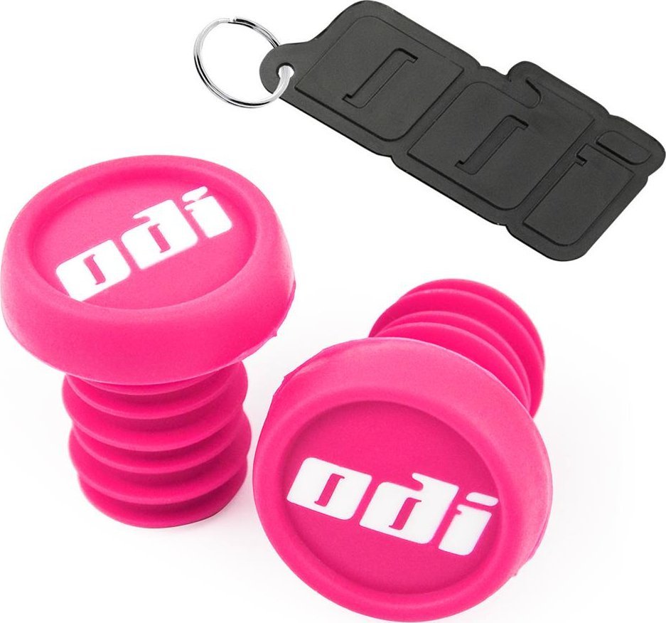 Zatyczki, korki kierownicy ODI BMX Bar End Plug, różowe