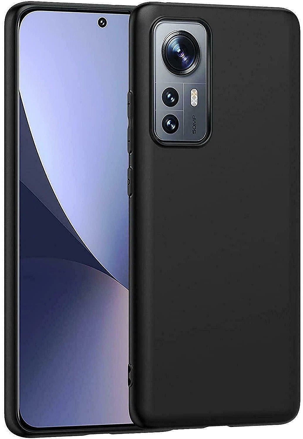 Mocco Ultra Slim Soft Matte 0.3 mm Silicone Case for Xiaomi 12 5G / 12X 5G Black