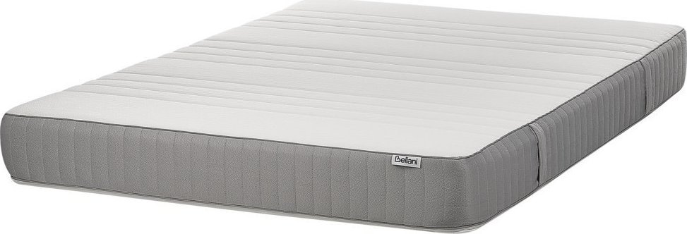 Beliani Materac piankowy z lateksem zdejmowany pokrowiec 140 x 200 cm twardy FANTASY
