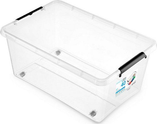 ORPLAST Pojemnik na Kółkach Organizer z Pokrywką 40l SimpleStore uniwersalny