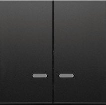 Kontakt-Simon Simon 54 Klawisze z oczkiem do mechanizmów: SW5M SP2M czarny mat DKW5L/49