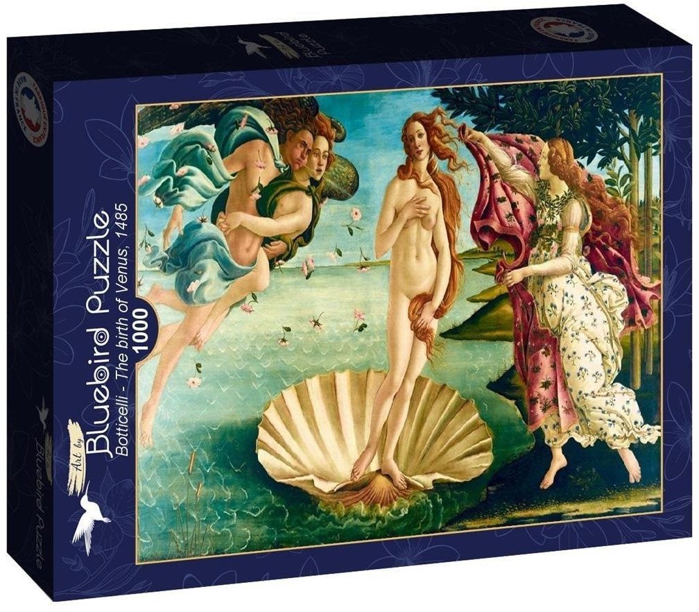 Puzzle 1000 Sandro Botticelli, Narodziny Wenus