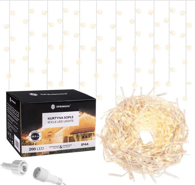 Springos LED białe ciepłe