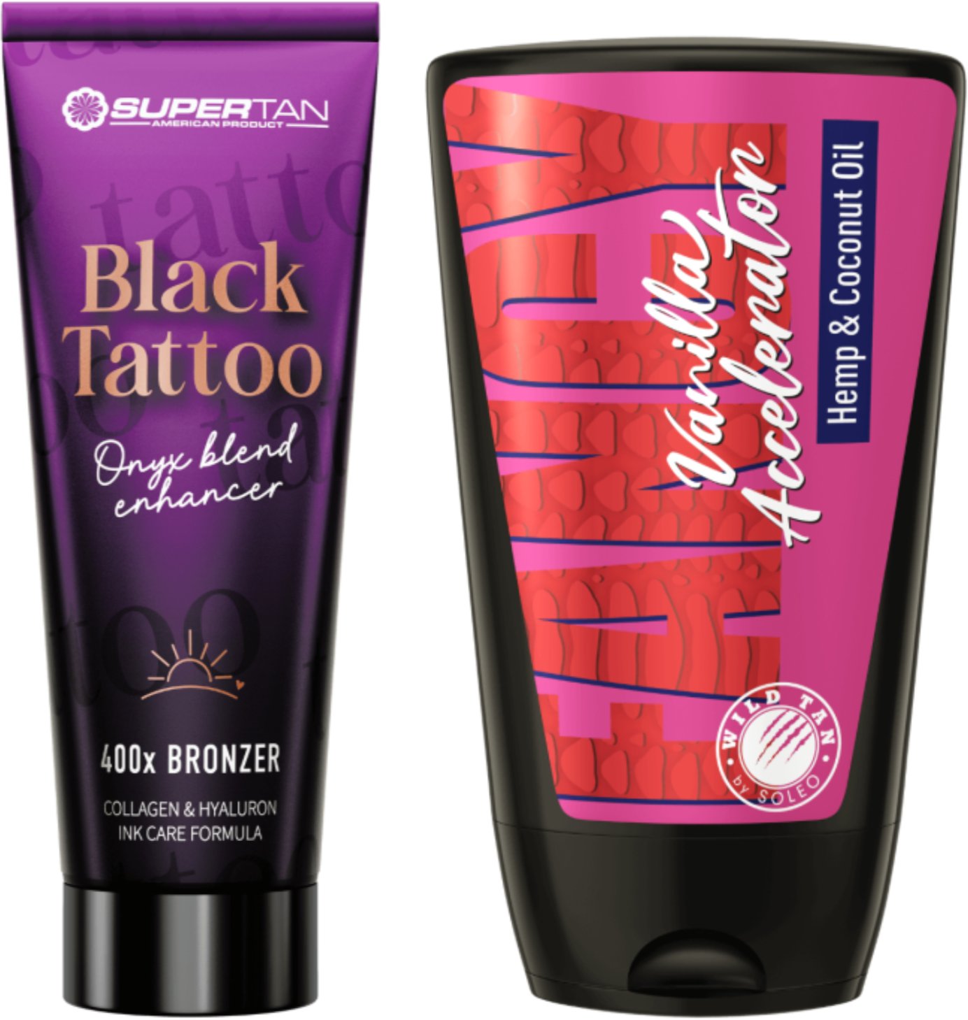 Supertan Black Tattoo + Wild Tan Fancy Vanilla Gratis