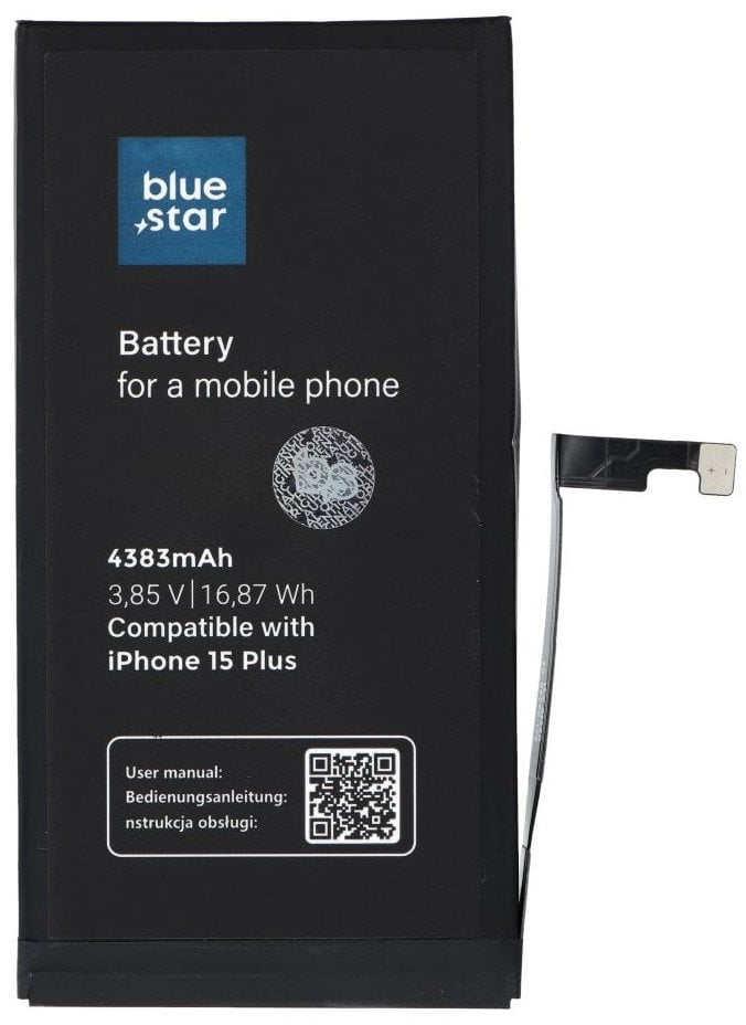 BLUE STAR HQ bateria do IPHONE 15 Plus 4383 mAh