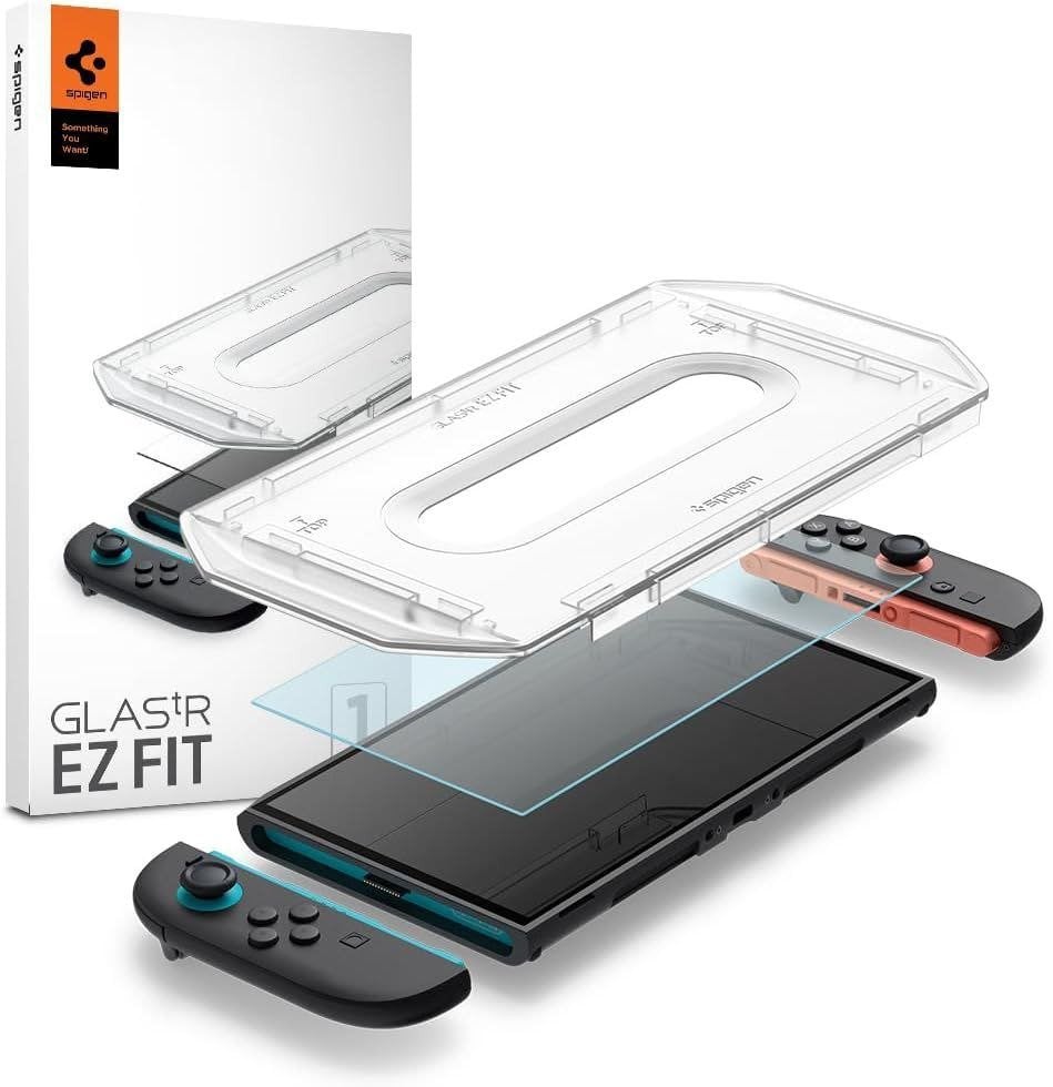 SZKŁO HARTOWANE SPIGEN GLAS.TR ”EZ FIT” 2-PACK NINTENDO SWITCH 2 CLEAR