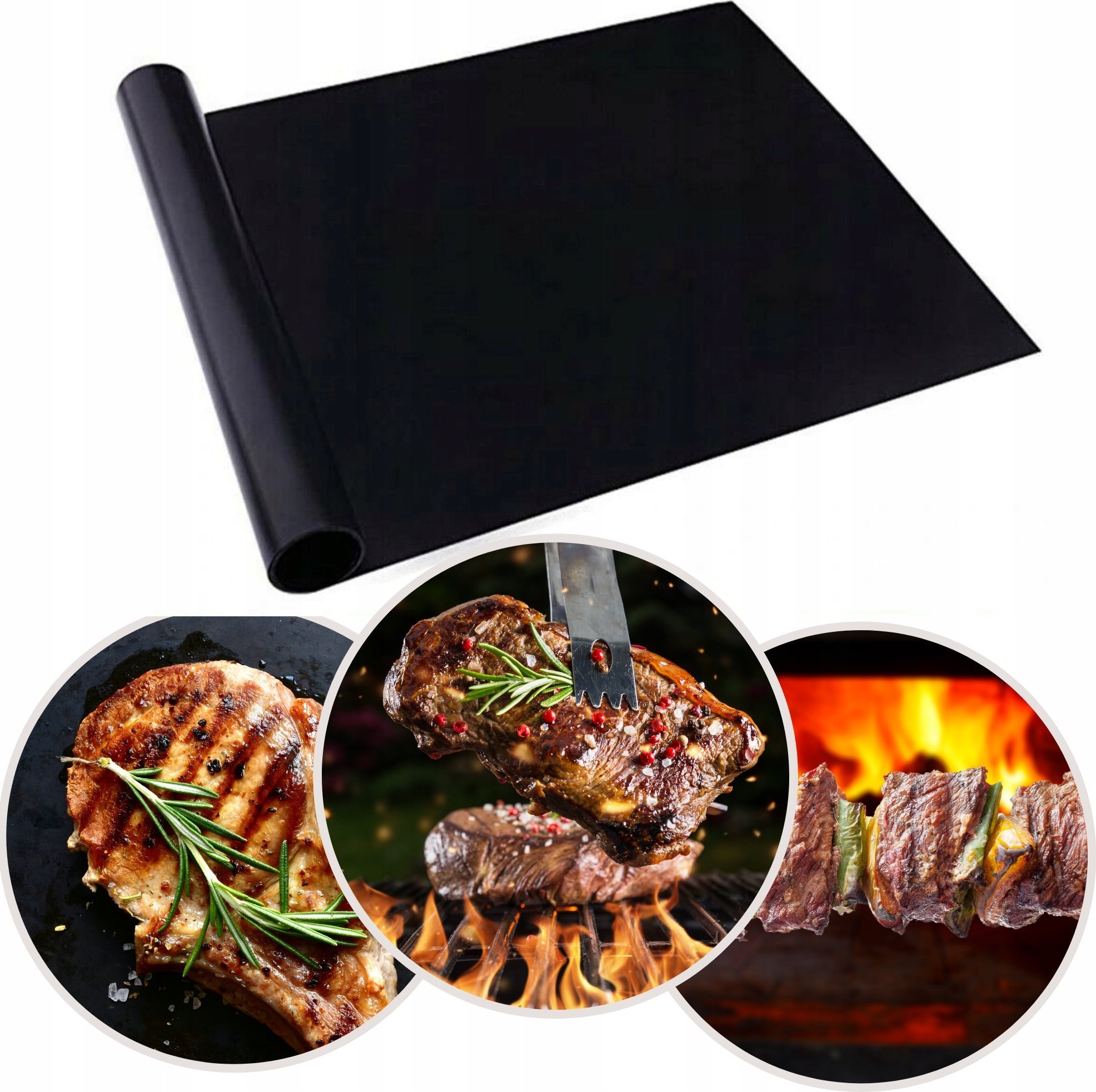 ExtraLink EXTRALINK MATA TEFLONOWA NA GRILLA 30X44CM 2-PACK