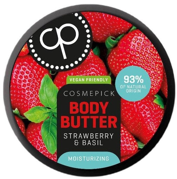 Cosmepick Body Butter masło do ciała z truskawką i bazylią 250ml