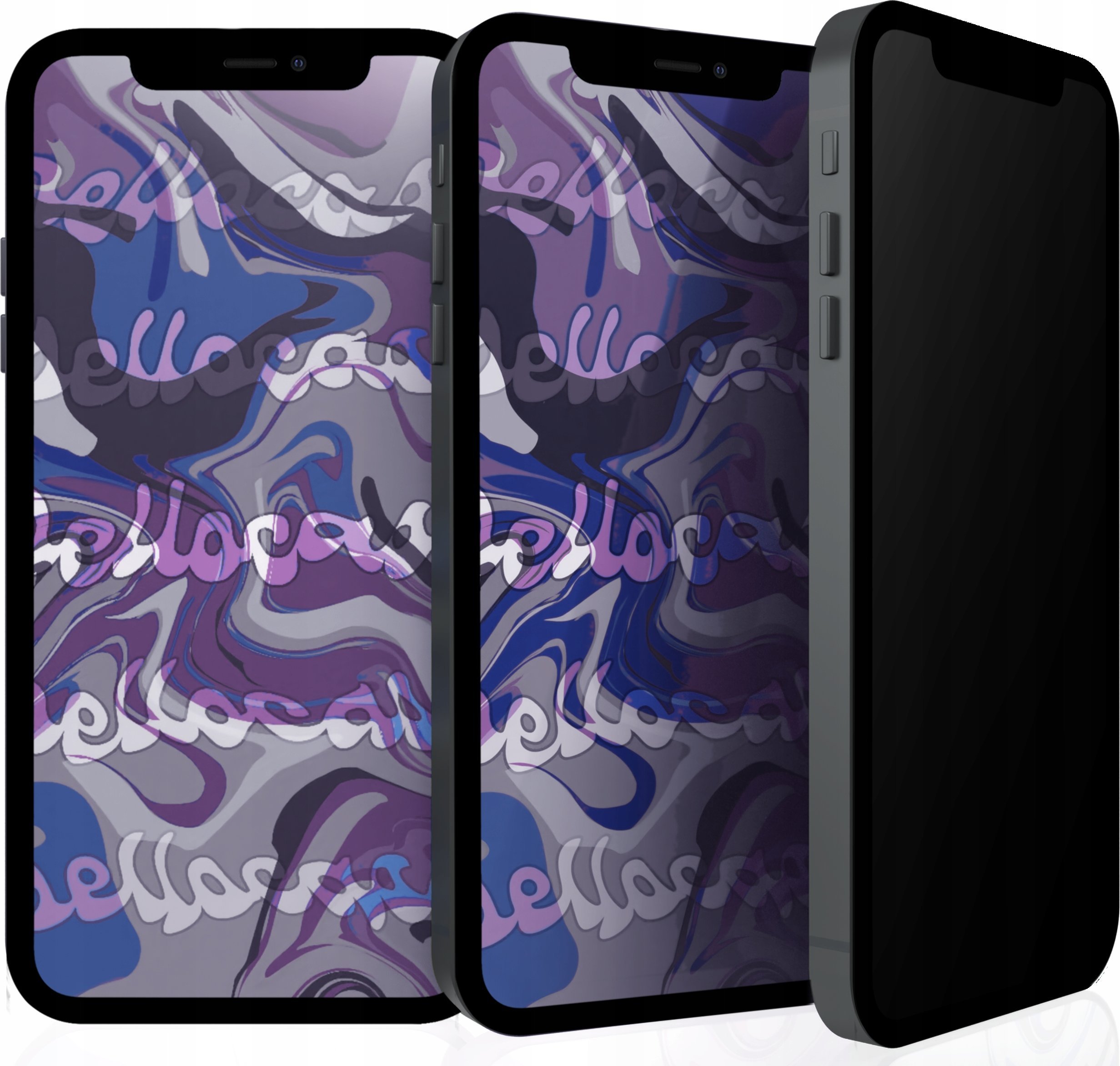 Hello Case Szkło Hartowane Do iPhone 12 Pro Max Antispy (Antyszpiegowskie, Ochronne)