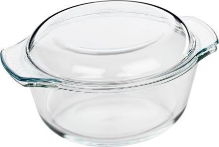 Kuchenprofi Naczynie żaroodporne z pokrywką Kuchenprofi, szkło borokrzemowe, śred. 22 x 13,5 cm