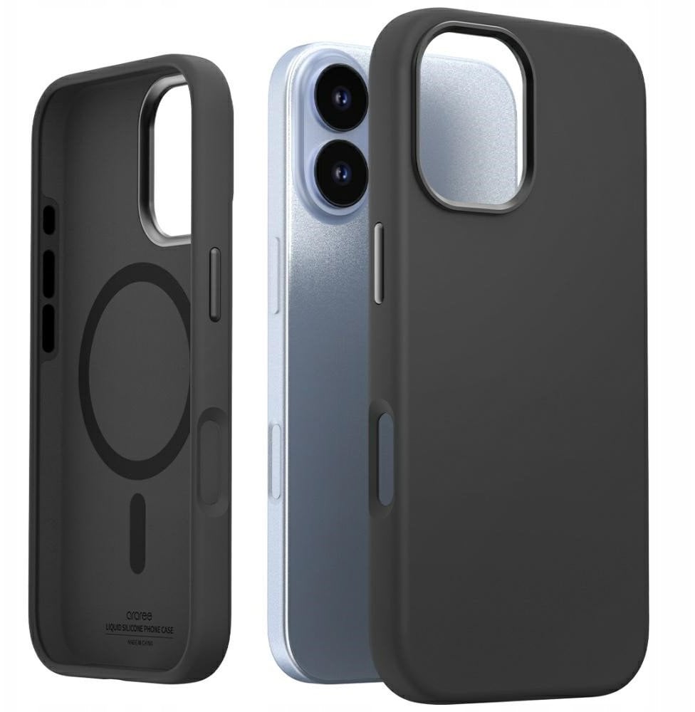 Araree Typo Skin M MagSafe Case for iPhone 17 Black