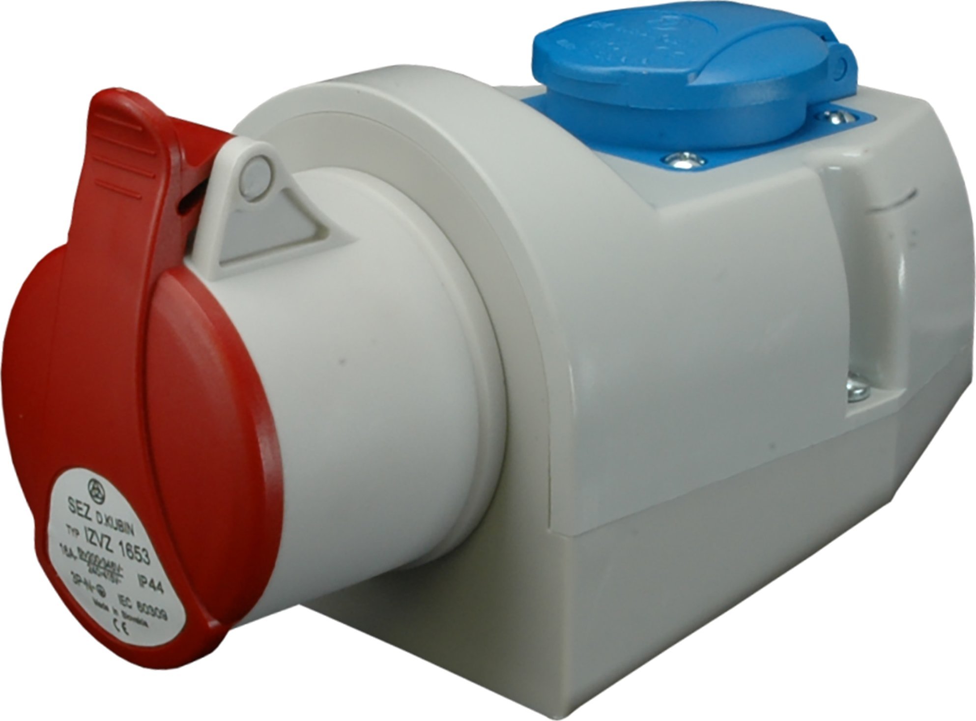 Orno Gniazda naścienne 16A/5P+16A/2P+Z,250V/400V, IP44