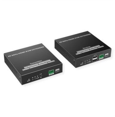 VALUE Przedłużacz KVM przez Cat. 6/6A, HDMI, 4K@60Hz, maks. 120m