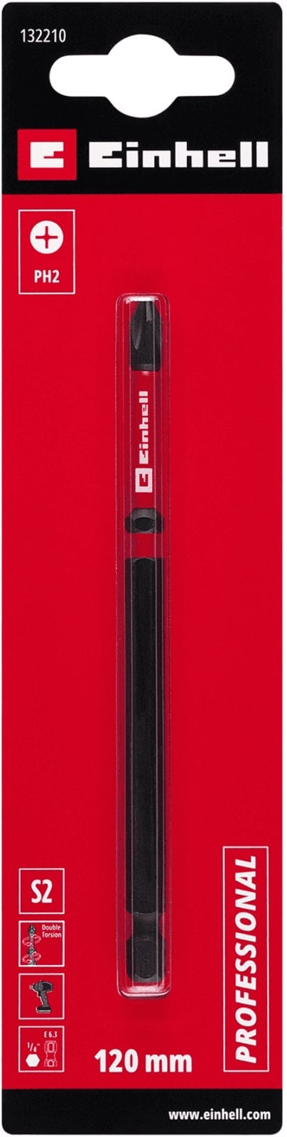 BIT PODWÓJNIE SKRĘTNY PH2 S2 120MM
