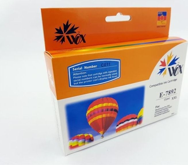 Tusz THI Zgodny Tusz Cyan do Epson WF5110 WF5190 WF5620 WF5690 / T7892 C13T789240 / Niebieski / 34.2 ml / zamiennik uniwersalny