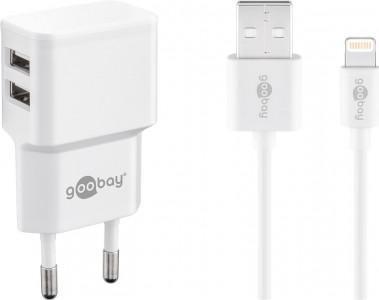 Ładowarka Goobay 2x USB-A 2.4 A (JAB-5957203)