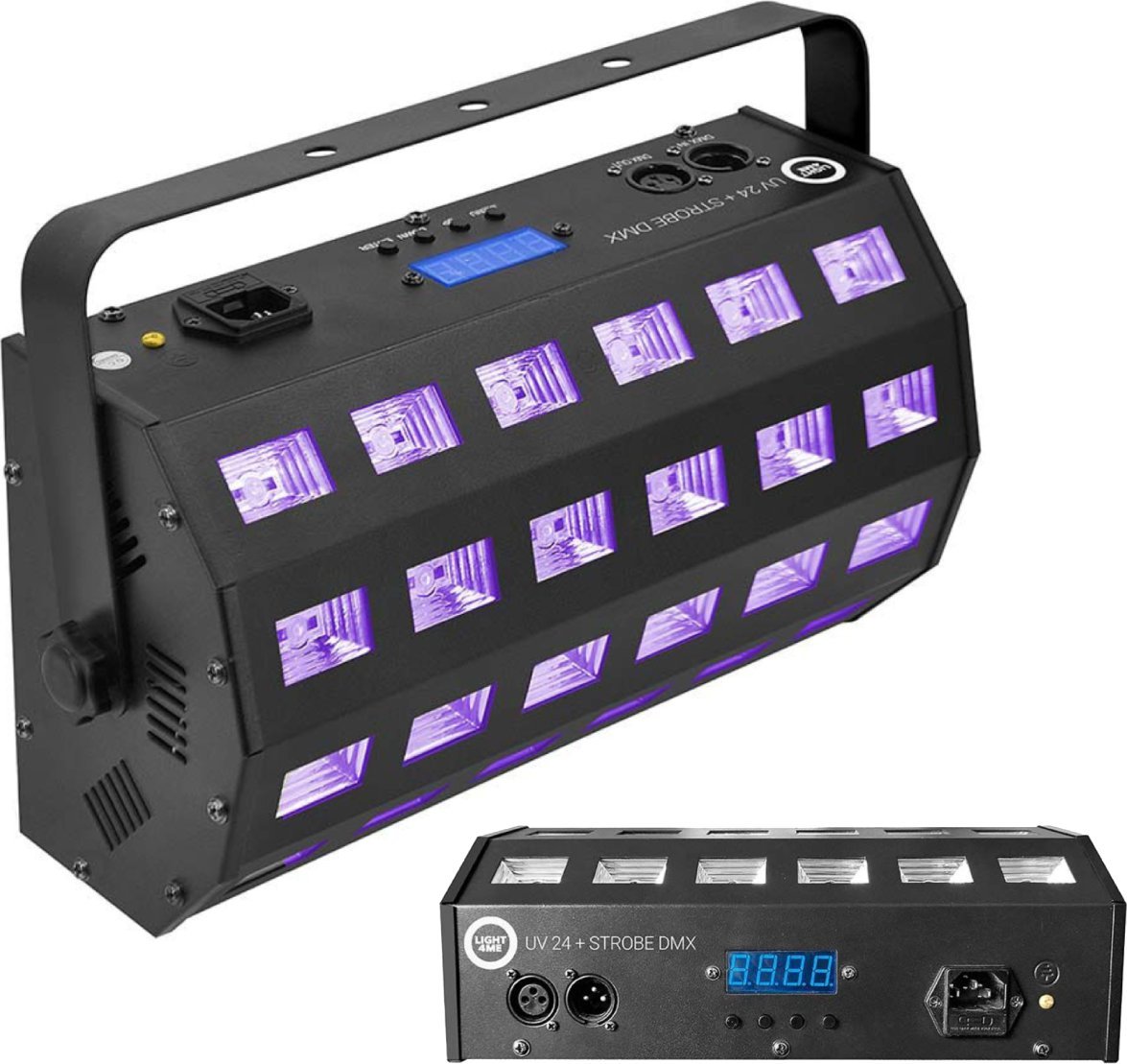 LIGHT4ME LIGHT4ME UV 24 + STROBE DMX reflektor ultrafioletowy stroboskop efekt LED