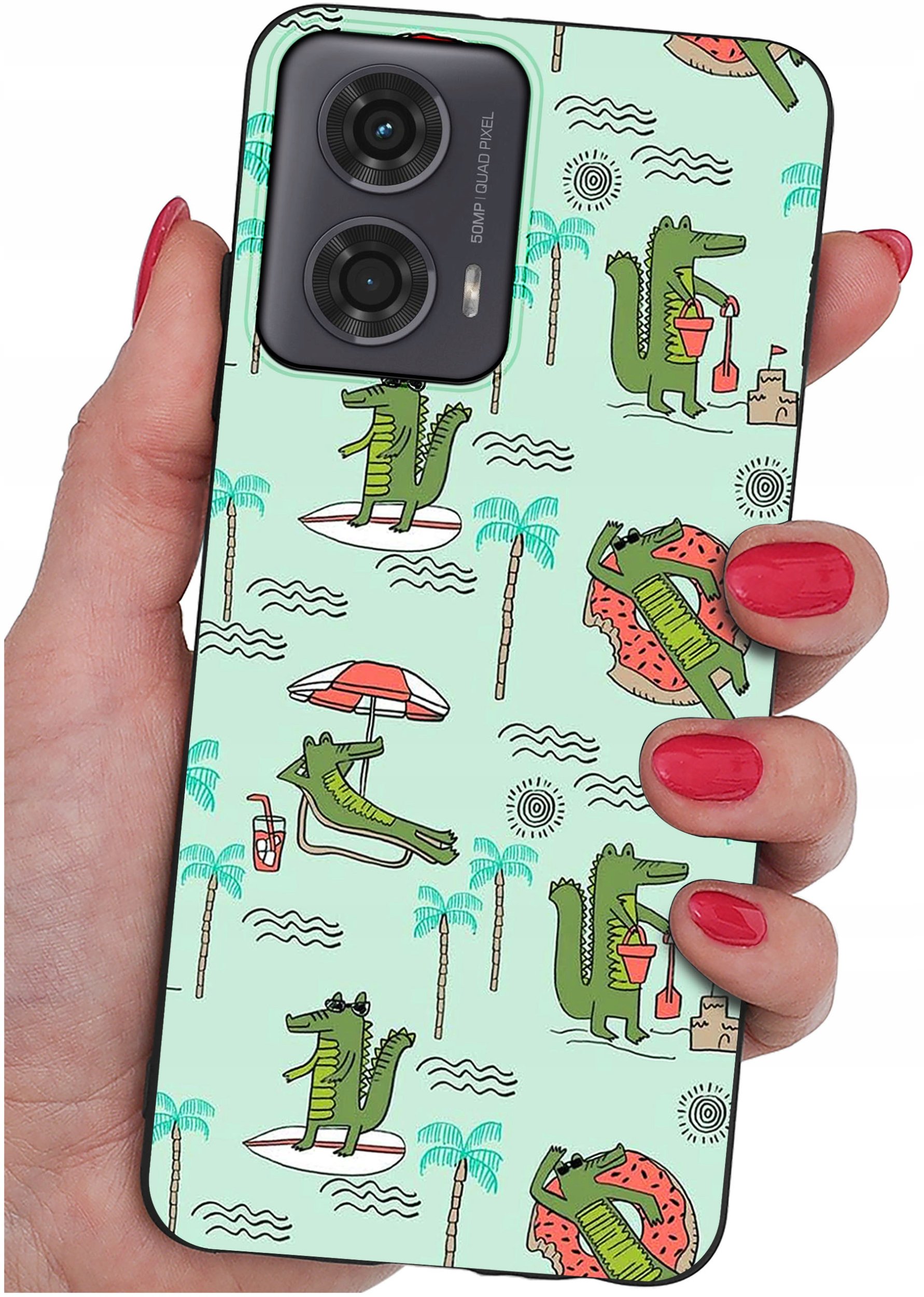 Etui do Motorola Moto G24 |G24 POWER |G04 |E14 WZORY |SILIKONOWE MATT SZKŁO