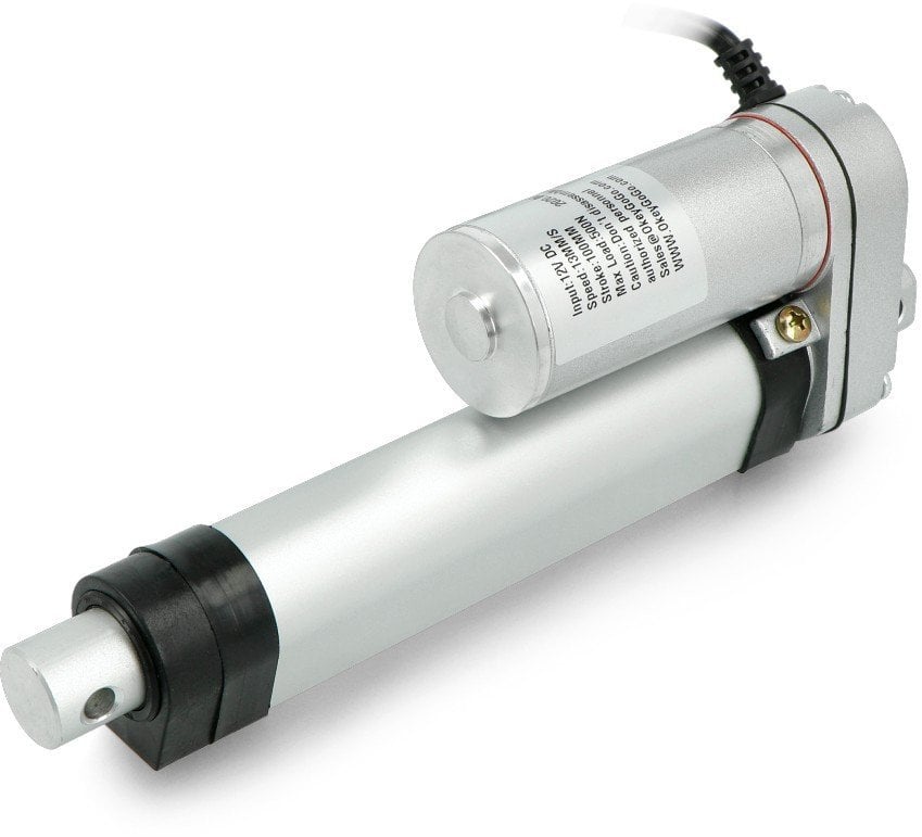 Linijinė pavara LA10 500N 13mm/s 12V - 10cm eiga