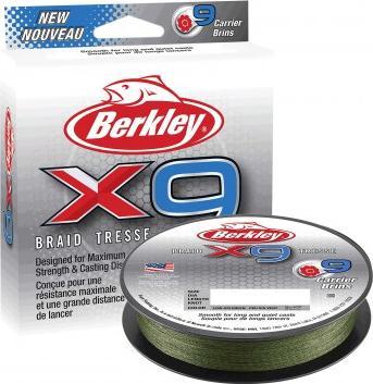 Berkley Plecionki Berkley X9 Braid Low Vis Green 150m 0,14 mm