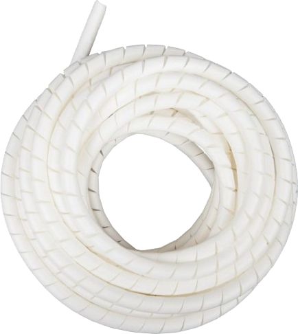 Elettrocanali Wężyk ochronny spiralny P 10 - 12mm biały 25m (ECP10)