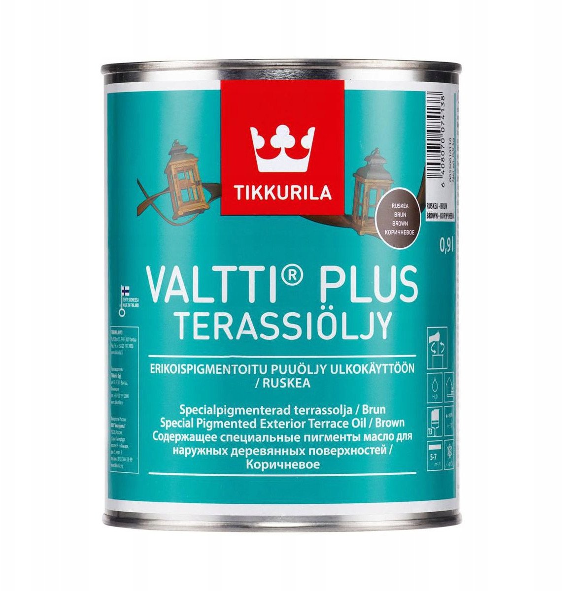 Tikkurila TERRACE OIL VALTTI PLUS 0,9L BROWN