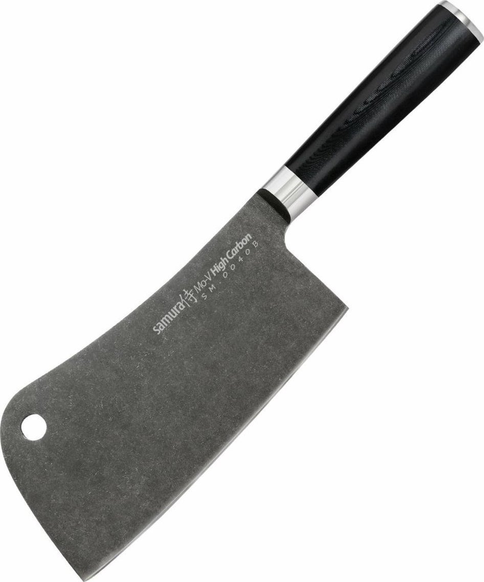 Samura Samura MO-V Stonewash tasak 180 mm Profesjonalny Tasak z Stalą AUS-8