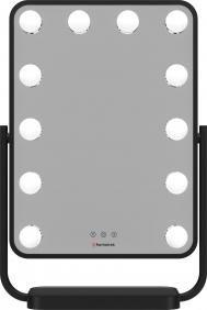 Lusterko kosmetyczne Humanas HS-HM01 z oświetleniem LED - czarne