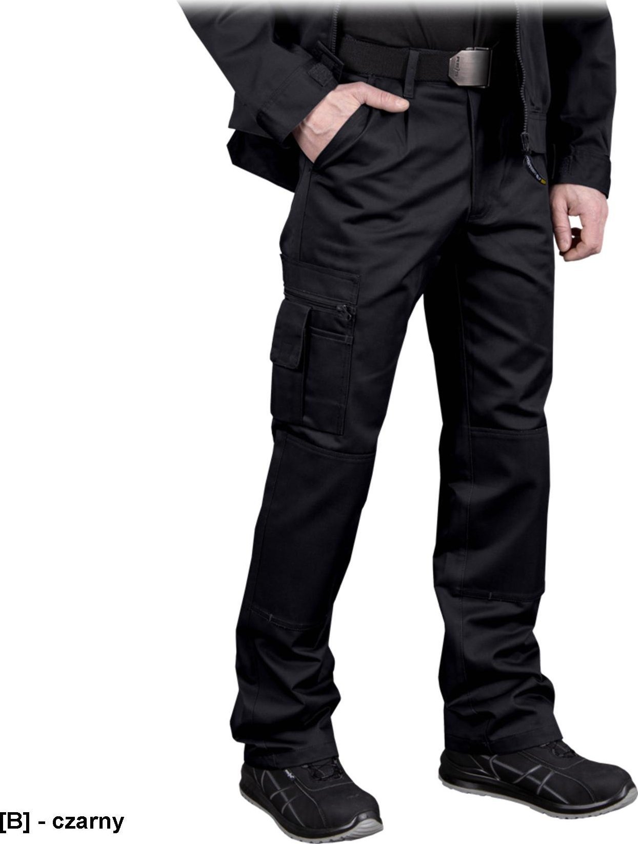 R.E.I.S. LH-VOBSTER - spodnie ochronne do pasa - czarny 50