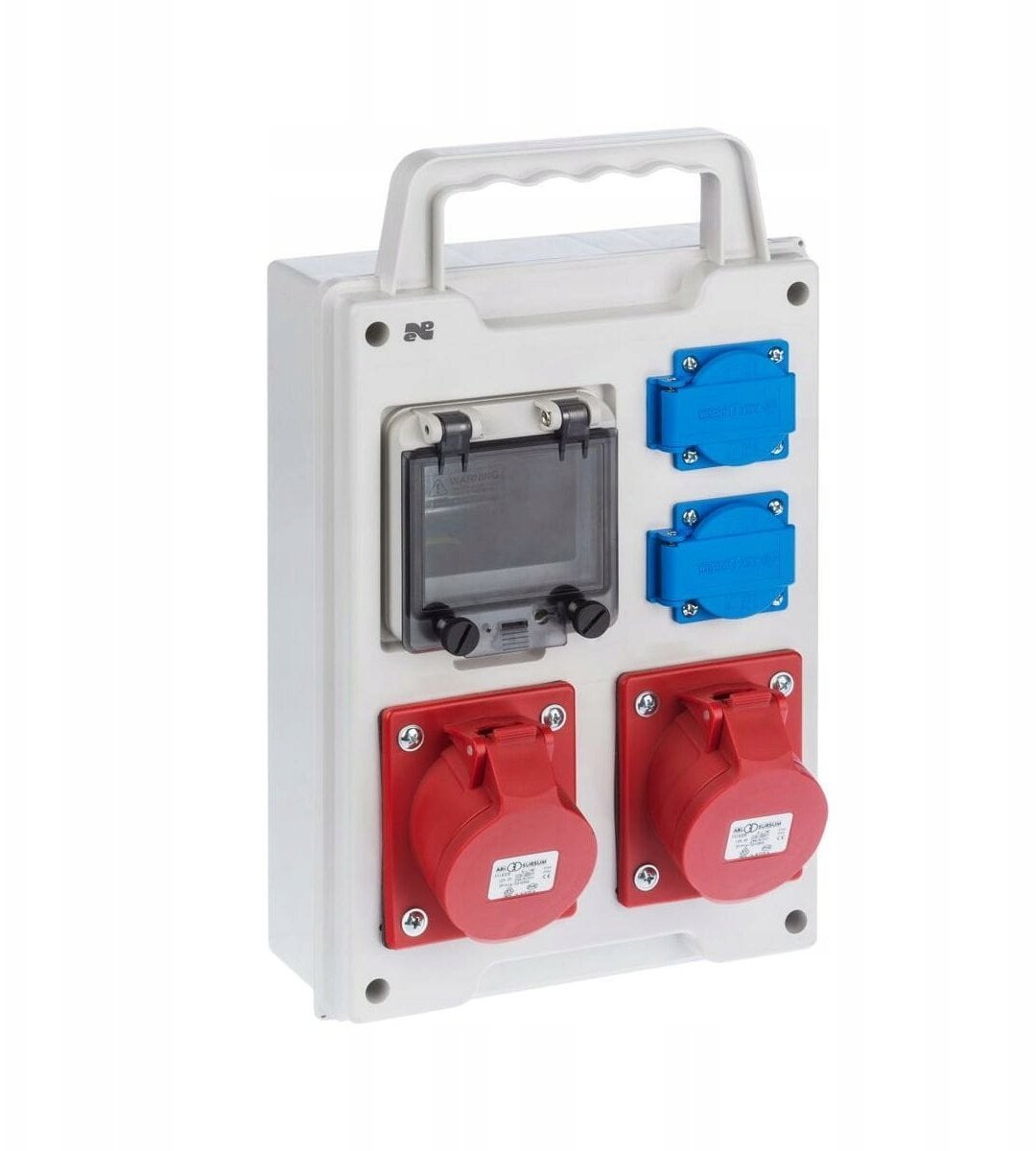 Rozdzielnica budowlana przenośna RS-P 4-moduły 2x2P+Z, 2x16A/5P, IP44 bez zabezpieczeń 6211-00