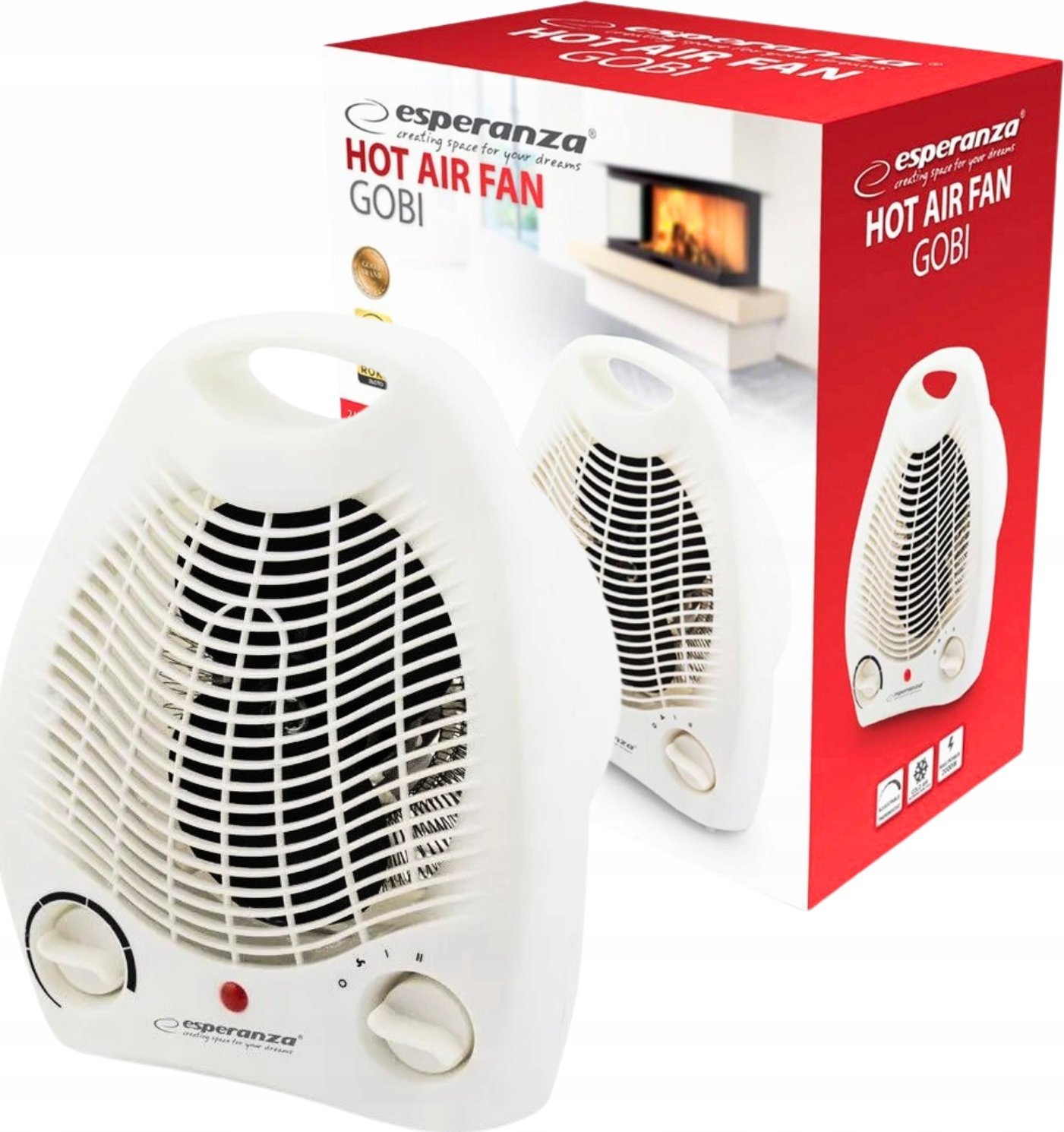 Termowentylator Esperanza Termowentylator Esperanza FARELKA ENEREGOOSZCZĘDNA 2023 2000 W