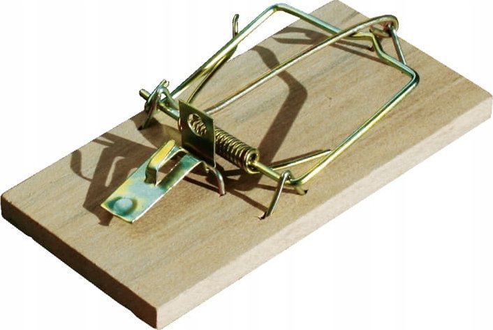 Bros Łapka na myszy drewniana zapadkowa 1sztuka