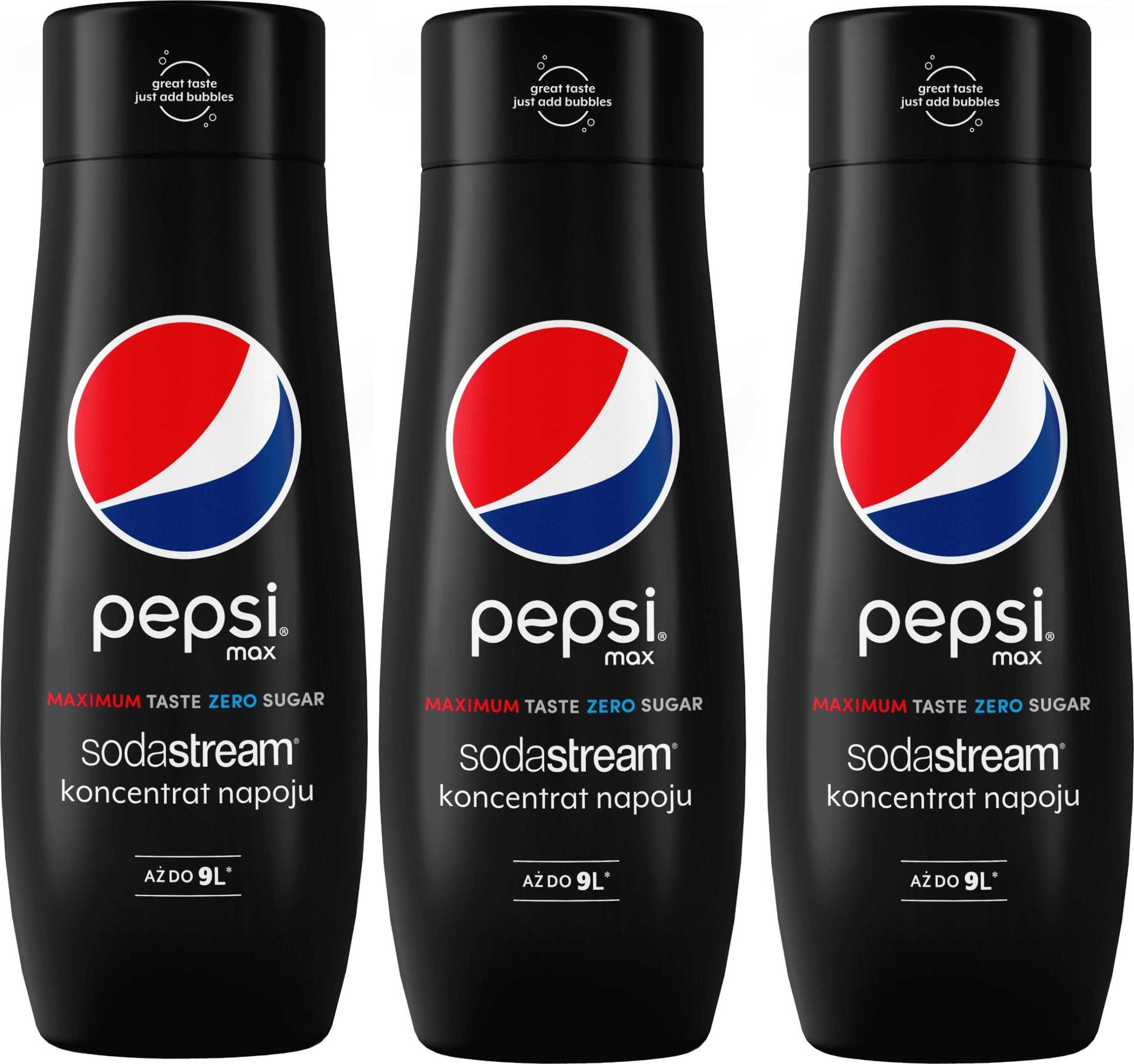 Zestaw 3 koncentratów SodaStream 3x Pepsi MAX
