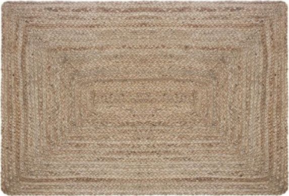 Dekoracja domu Prostokątny dywan jutowy 60x90 cm