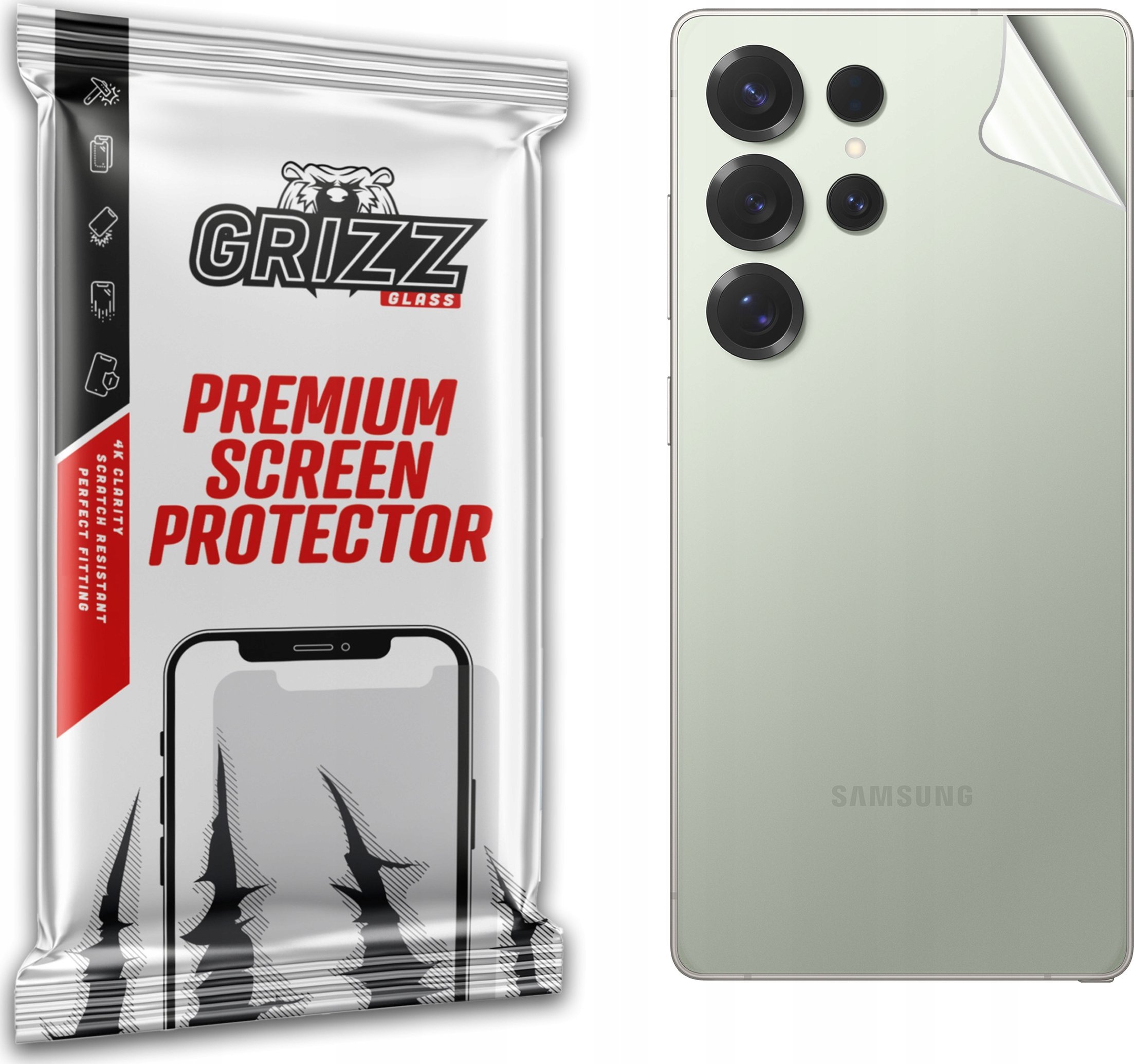 Folia na tył GrizzGlass SatinSkin do Samsung Galaxy S25 Ultra