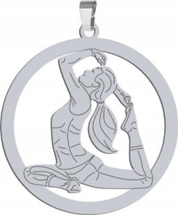 Radziszewska Jewellery Srebrna Zawieszka Joga GRAWER GRATIS