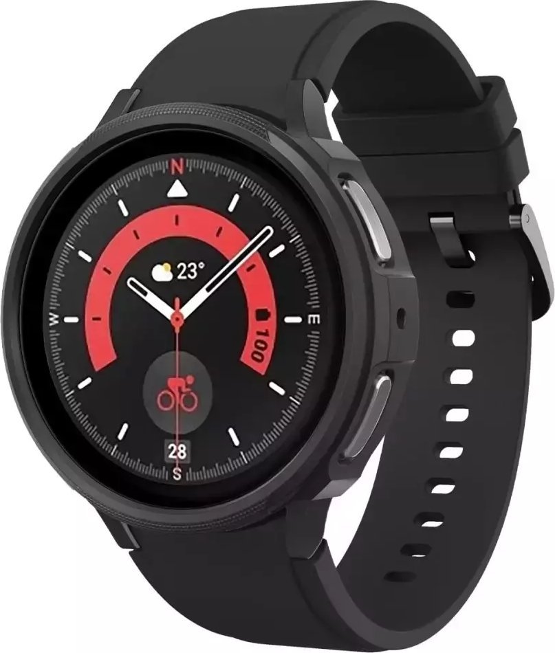 Spigen Etui Liquid Air do Samsung Galaxy Watch 5 Pro, 45mm, czarny