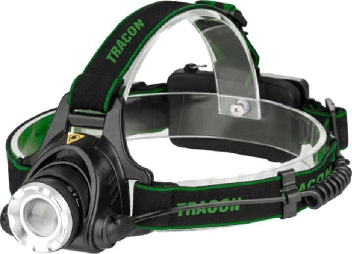 Latarka czołowa Tracon Electric Latarka czołowa akumulatorowa z zoom LED HL500B