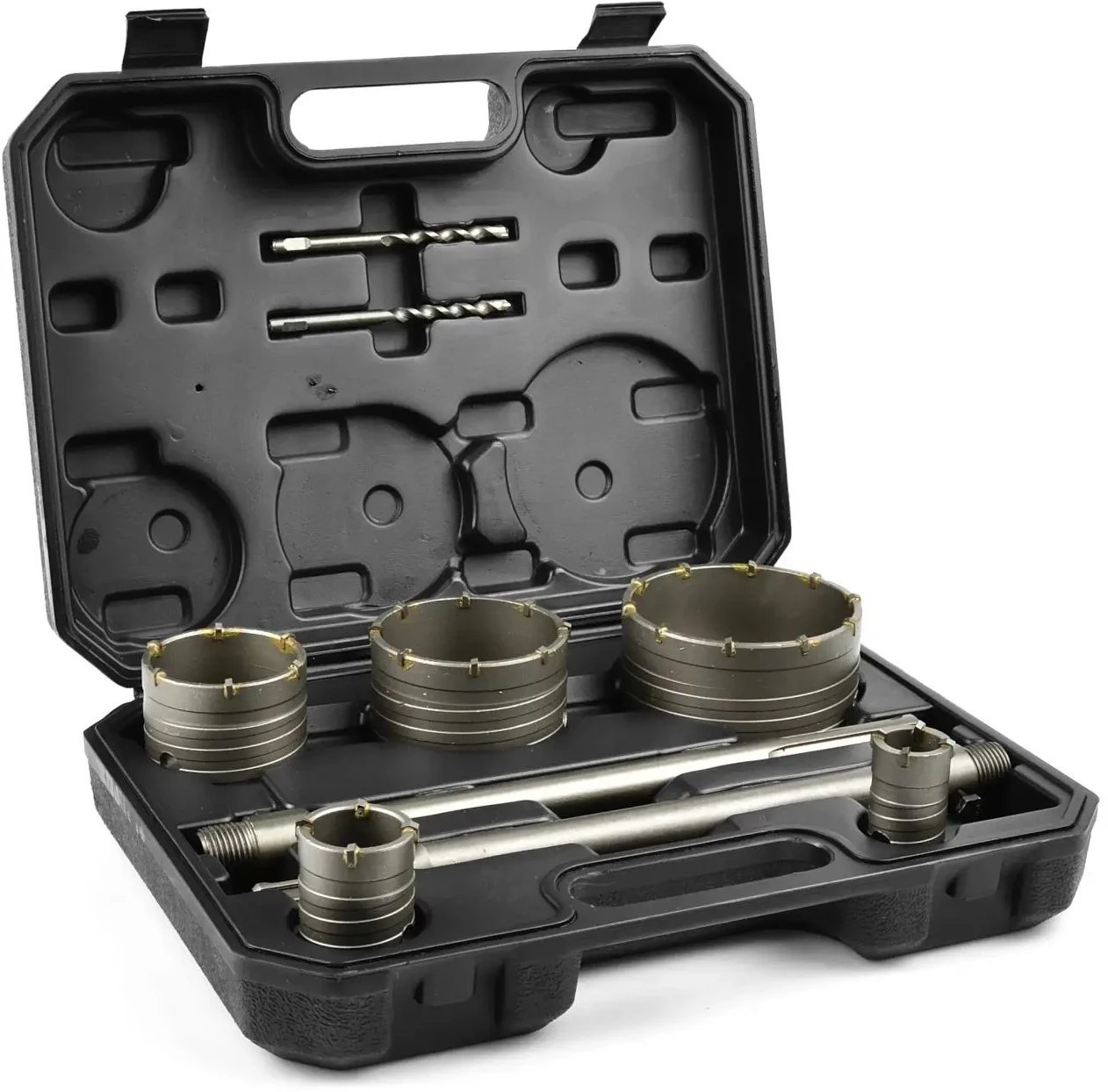 Zestaw otwornic z widią do betonu 9el. (4)