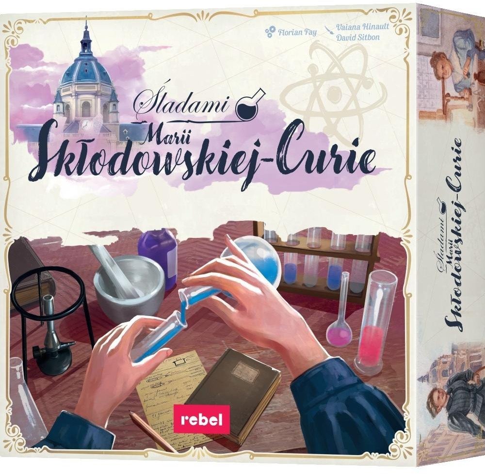 Rebel Gra planszowa Śladami Marii Skłodowskiej-Curie