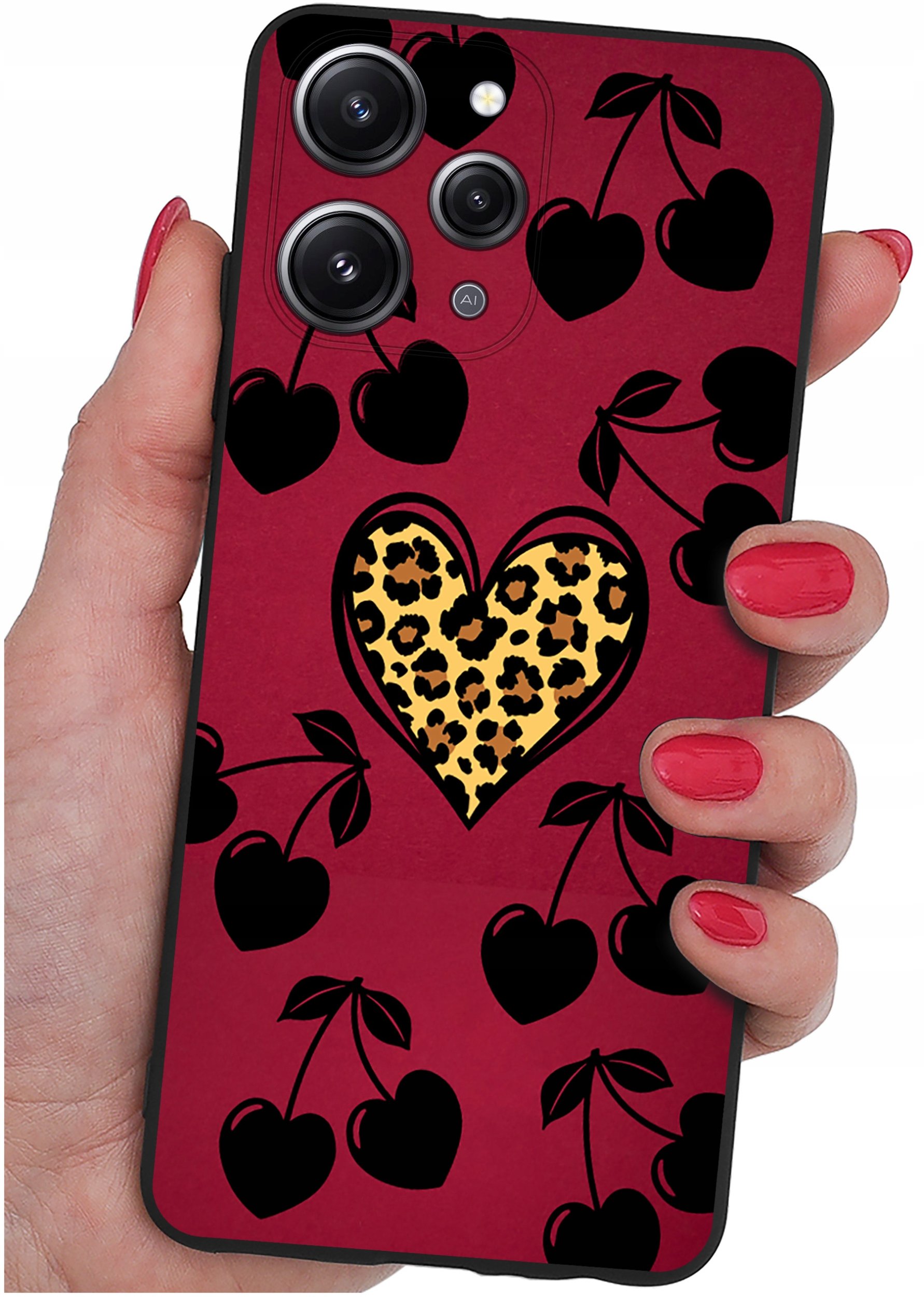 Etui do Xiaomi Redmi 12 4G WZORY |SILIKONOWE MATT CASE + SZKŁO 9H