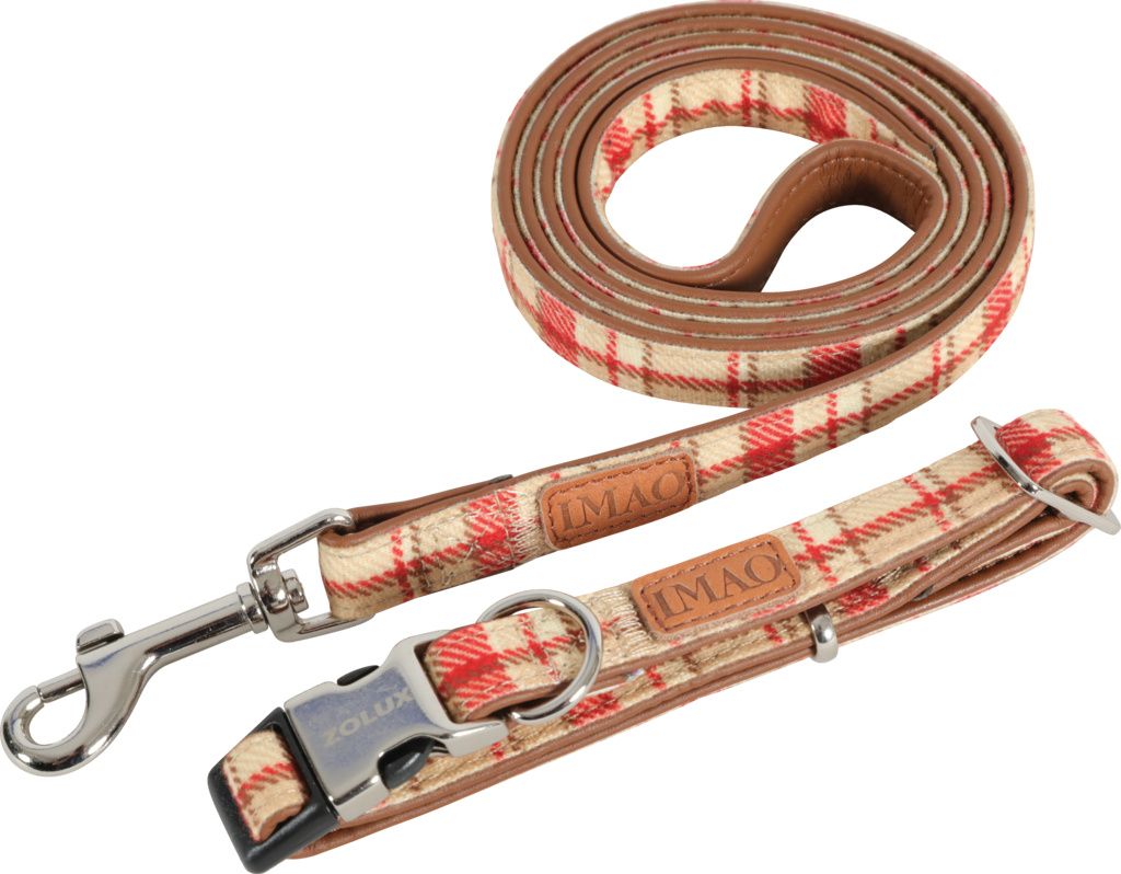 Zolux Smycz IMAO SCOTT 15 mm/1,2 m kol. czerwony