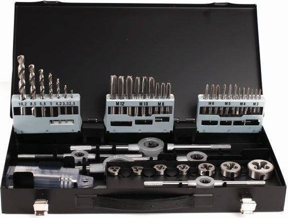 Abraboro Zestaw gwintowników M3-M12 ABRABORO, HSS-G [45 cz.]
