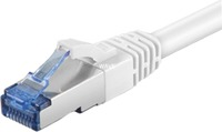 Goobay CAT 6a Patchcord S/FTP Biały 1M (93688)