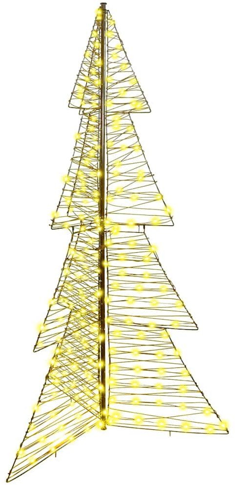 vidaXL Choinka z 240 diodami LED Ciepła biel 180 cm rattan