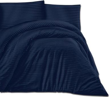 Darymex Pościel satyna bawełniana Exclusive Cizgili Navy Blue 200x220