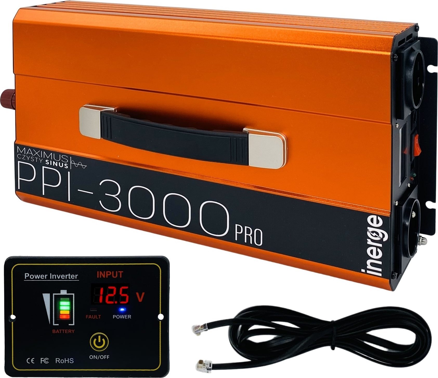 Przetwornica Inerge Przetwornica napięcia Maximus PPI-3000 PRO 12VDC/230VAC 3000VA/1500W