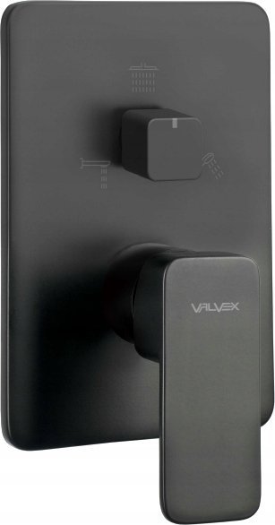 Bateria wannowa 2417370 SOHO BLACK BATERIA WANNOWA-NATRYSKOWA PODTYNKOWA Z PRZEŁĄCZNIEKIEM 3-FUNKC. // BV.2417370