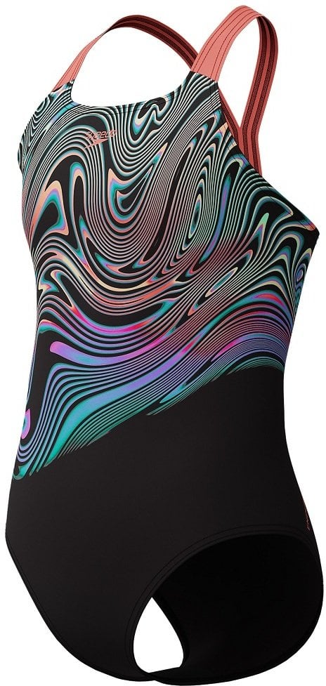 Speedo STROJE PŁYWACKIE GIRL'S PT PLMT PWRBCK RED 8-00373318663 116 (5-6)