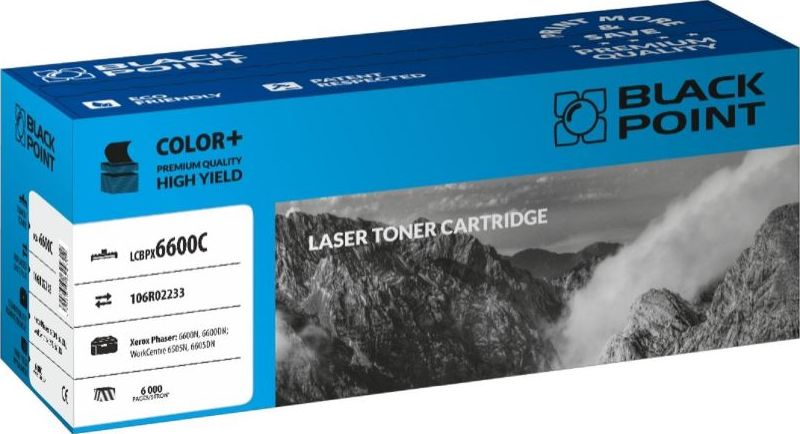 Toner Black Point LCBPX6600C Cyan Zamiennik 106R02233 (LCBPX6600C)